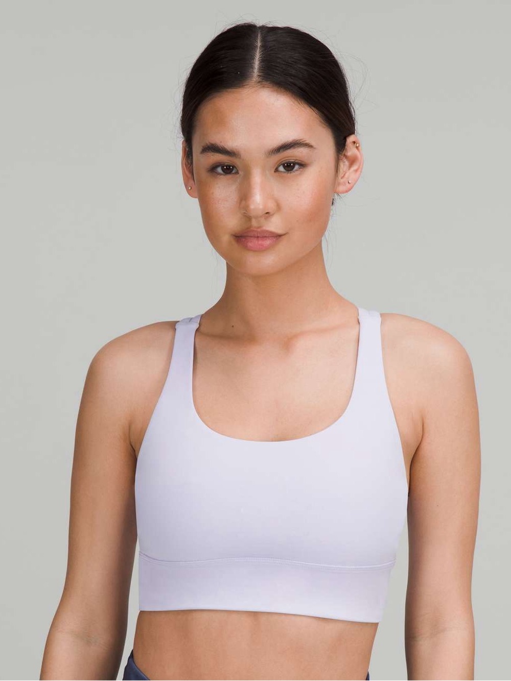 Lululemon Energy Longline Bra *Medium Support, B–D Cups Pastel Blue
